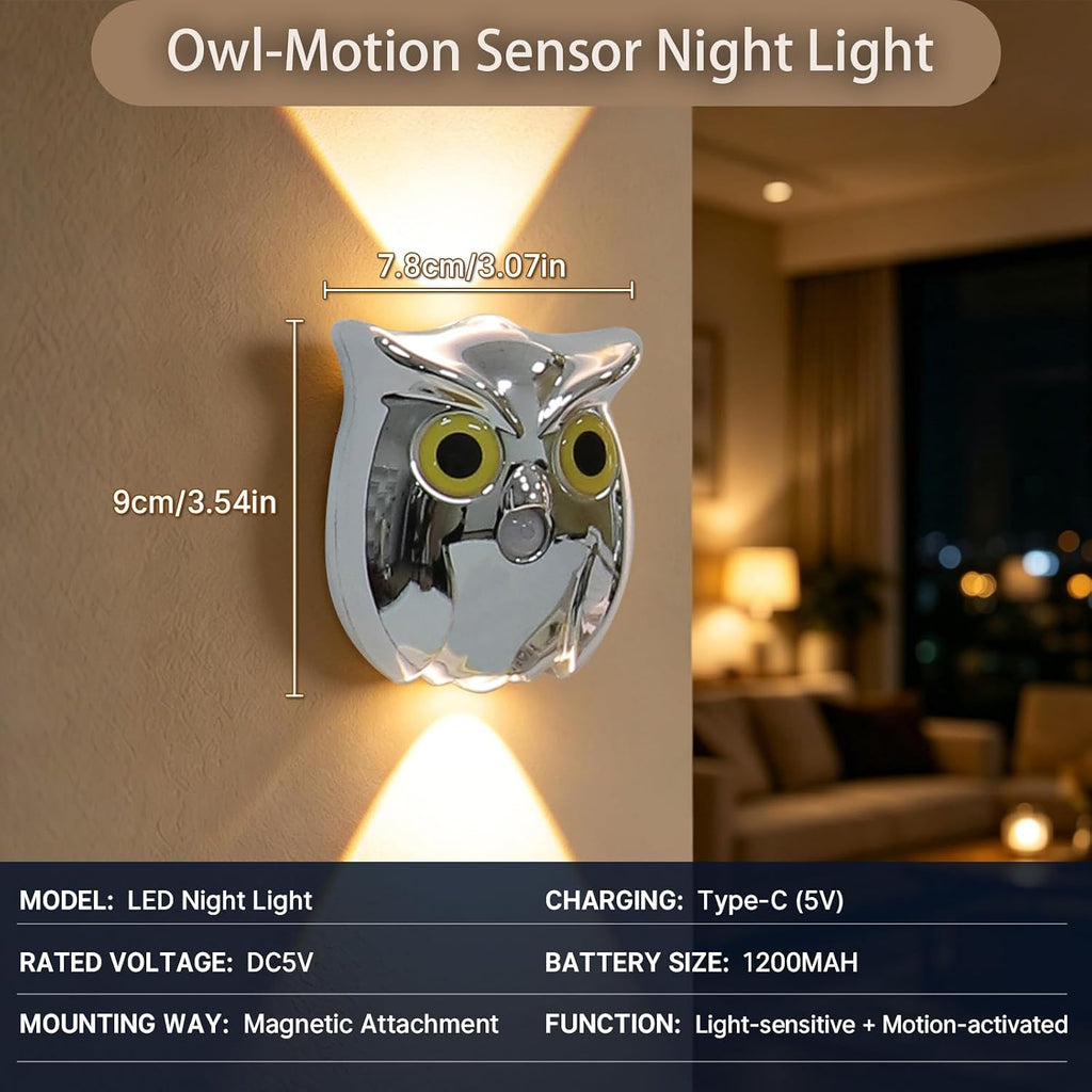 Motion Sensor Night Light: 1200mAh Rechargeable Wall Sconce 2pcs Magnetic Stair Lights Indoor Wireless Wall Sconces Night Light for…