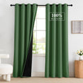 NICETOWN Forest Green Blackout Curtains 84 Inches Long for Bedroom, 100% Blackout Thermal Insulated Window Drapes Room Darkening Curtains…
