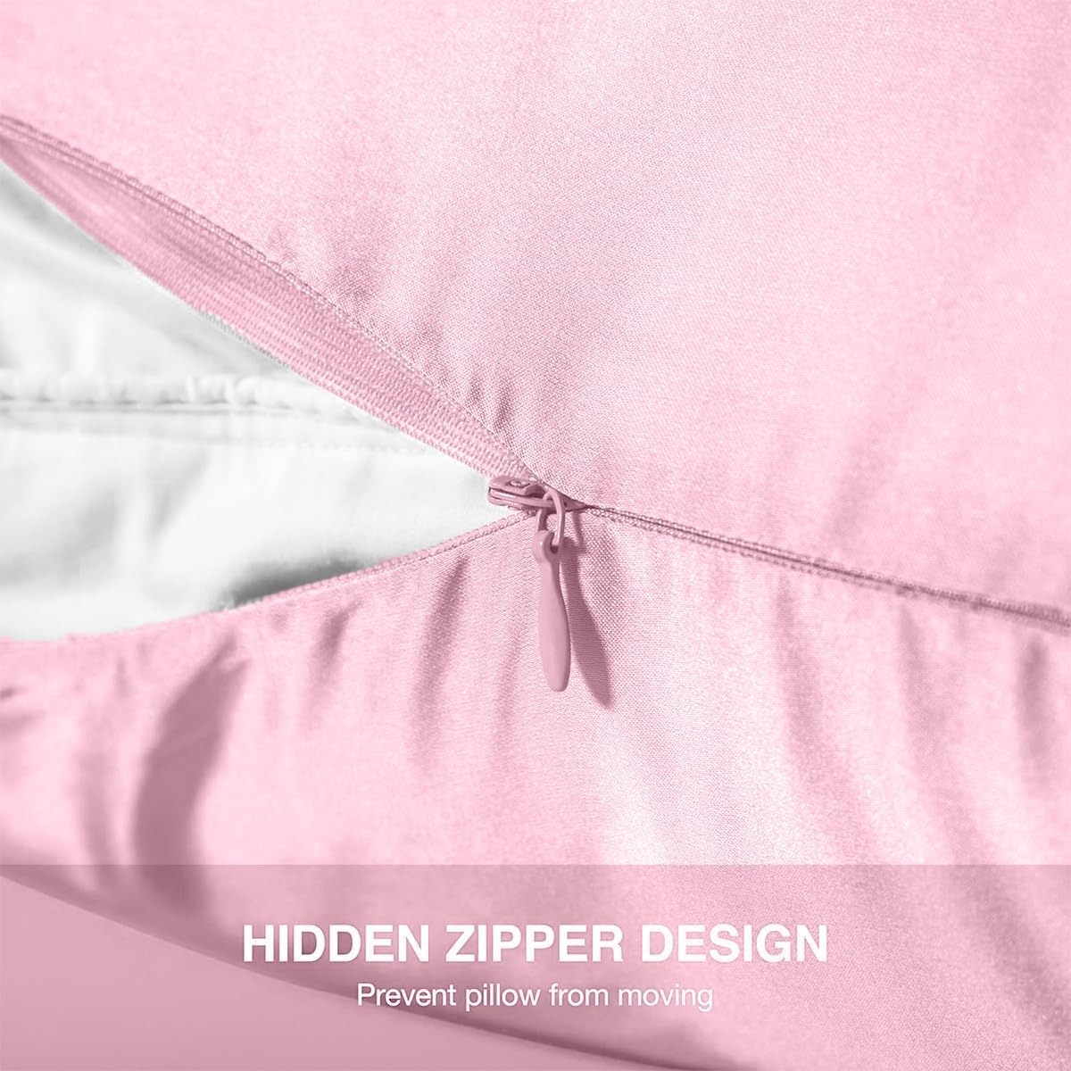 Mulberry Silk Pillowcase for Hair and Skin Standard Size 20"X 26" with Hidden Zipper, Softer Than Silk Pillow Cases Smooth Cooling Pillow…