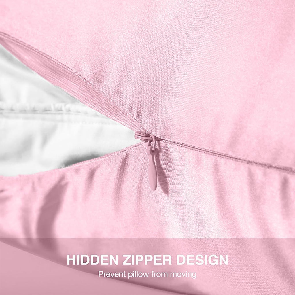 Mulberry Silk Pillowcase for Hair and Skin Queen Size 20"X 30" with Hidden Zipper, Softer Than Silk Pillow Cases Smooth Cooling Pillow…