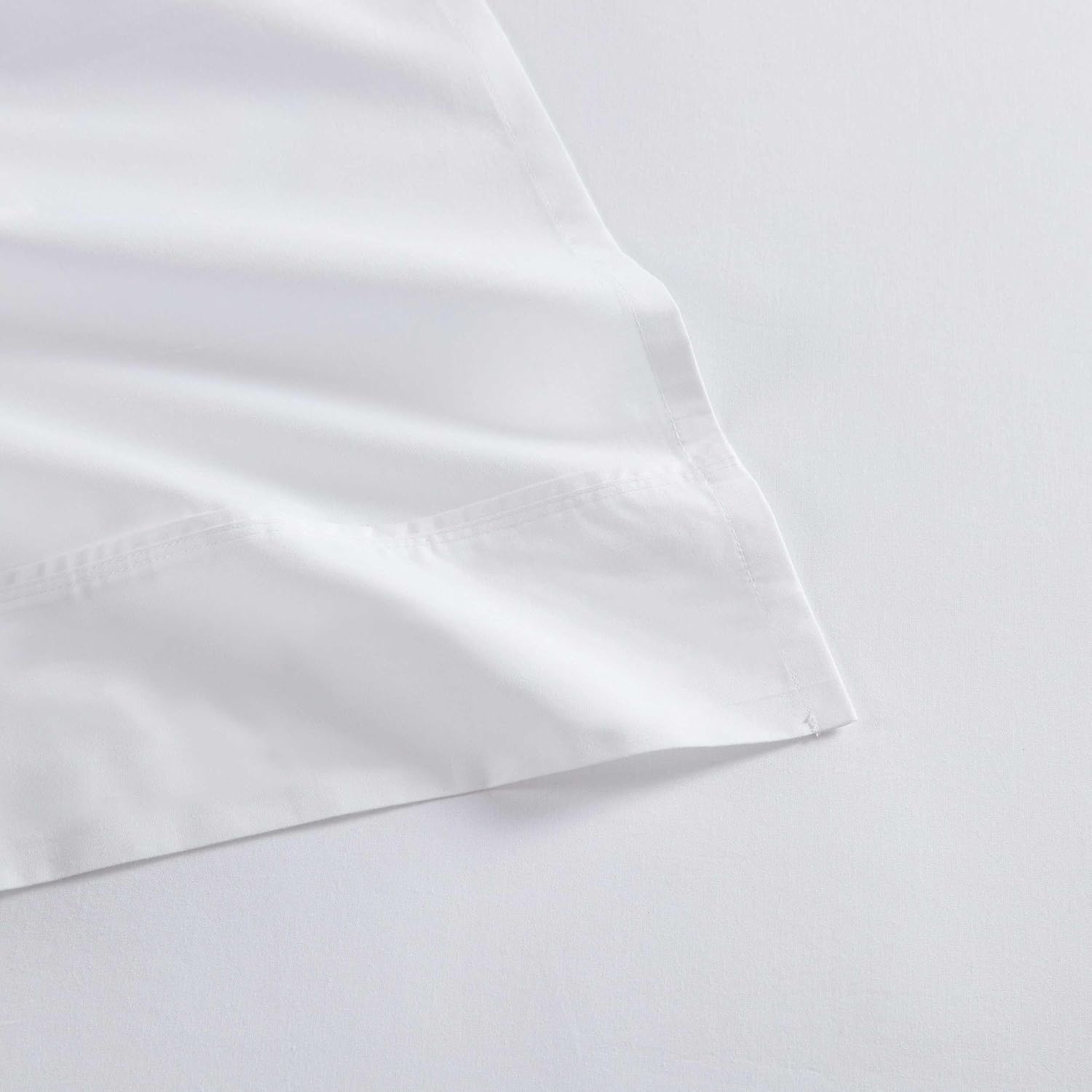 MarthaStewart Martha Stewart - King Size Sheets Set, Crisp & Tailored Cooling Sheets w/a Naturally Smooth Cotton Percale Lightweight Feel -…