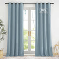NICETOWN Plylux Blackout Curtains for Sliding Door - 52 by 95 inches Long, 2 Pieces, Blocking Sunlight Window Treatment Modern Thermal…