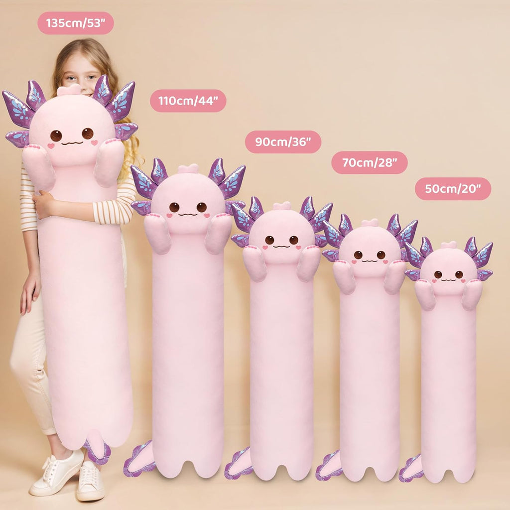 Mewaii Artist-Designed Ultra Soft Plush Long Body Pillow, Extra Stuffing for Comfort, Premium Quality Stuffed Animal Gift for Girlfriend…