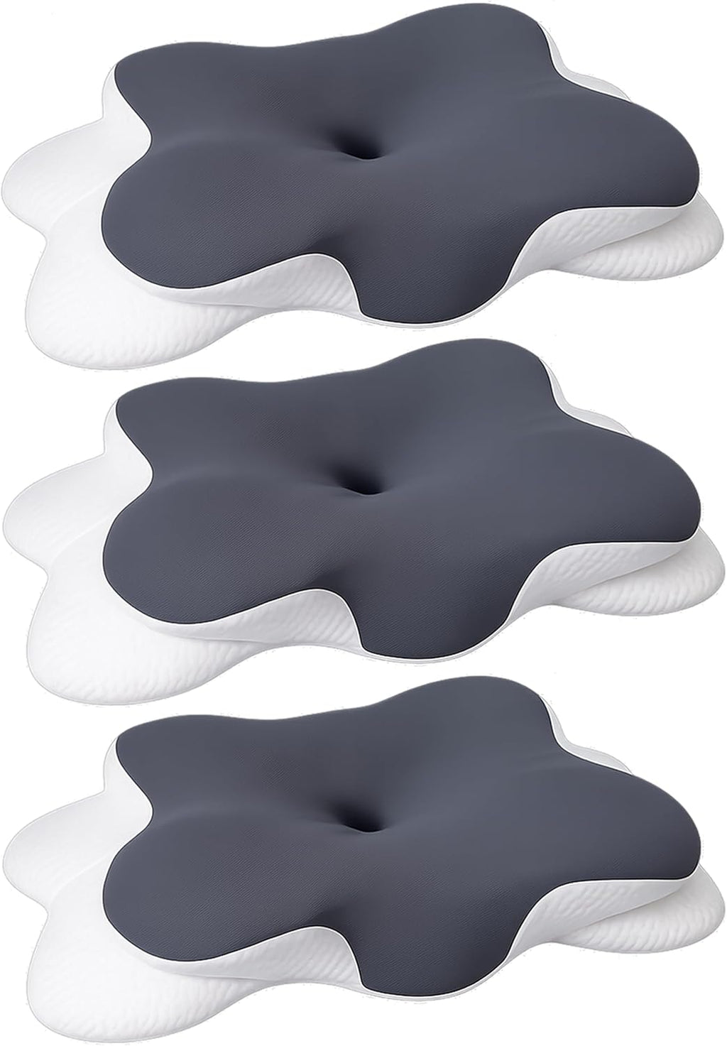 Ergonomic Memory Foam Cervical Neck Pillow for Side, Back & Stomach Sleepers, Contour Pillow for Neck and Shoulder Comfort, Cooling…