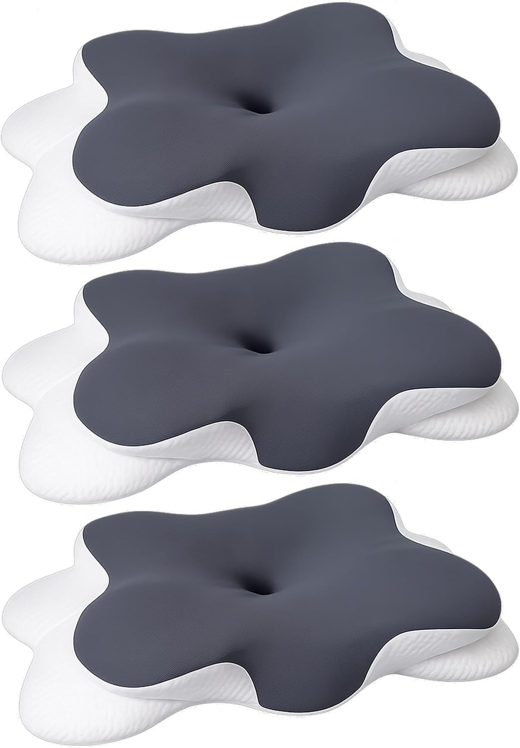 Ergonomic Memory Foam Cervical Neck Pillow for Side, Back & Stomach Sleepers, Contour Pillow for Neck and Shoulder Comfort, Cooling…