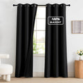 NICETOWN 100% Blackout Curtains 84 Inch Length for Bedroom, Privacy Thermal Insulated Grommet Window Drapes for Living Room, 2 Panels…