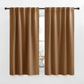 NICETOWN RV Curtains for Camper Windows - (Gold Brown Color) 42x50 Inch, 2 Panels Set, Thermal Insulated Room Darkening Blackout…