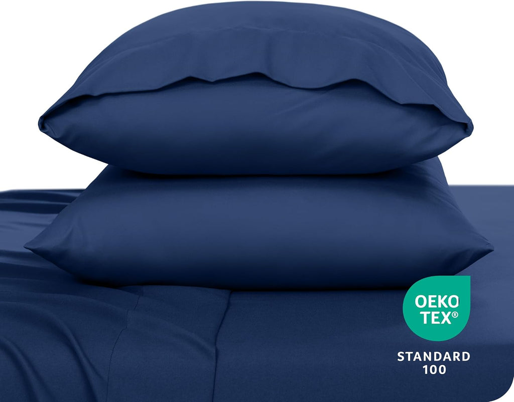 BareHome Bare Home Microfiber Pillow Cases - Queen Size Set of 2 - Cooling Pillowcases - Double Brushed - easy maintenance - Envelope…