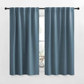 NICETOWN RV Curtains for Camper Windows - (Smoky Blue Color) 42x50 Inch, 2 Panels Set, Thermal Insulated Room Darkening Blackout…