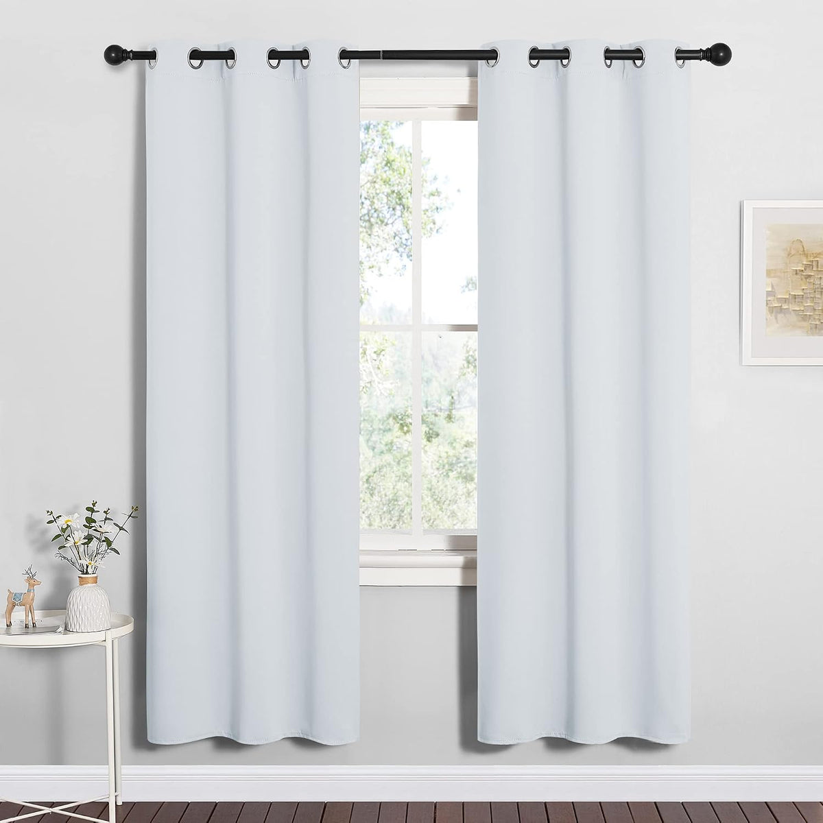 NICETOWN Room Darkening Draperies Curtains, Window Treatment Thermal Insulated Grommet Room Darkening Curtains/Drapes for Bedroom…