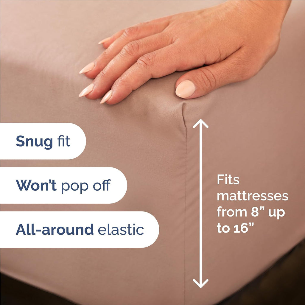 King 6 Piece Sheet Set - Comfy, Breathable & Cooling - Soft Hotel Luxury Bedding for Women, Men, Kids, Teens & Children - 1 Flat & 1…