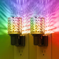 L LOHAS LED Night Light, 2 Pack Dimmable Night Lights Plug into Wall, Color Changing Nightlight RGB with Auto Light Sensor, 0-100LM…
