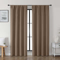 Gwine Brown Blackout Curtains for Living Room 72 inches Long, Noise Reducing Room Darkening Window Treatment Curtains for Bedroom…