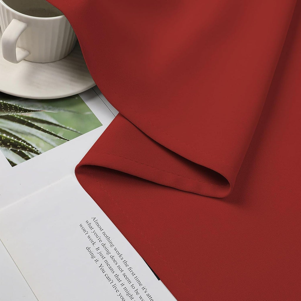 Cucraf Red Blackout Curtains 108 inch Length 2 Panels Set, Room Darkening Drapes for Living Room Bedroom, Thermal Insulated Light Blocking…
