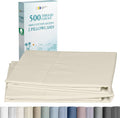 CALIFORNIA DESIGN DEN Soft & Silky 500 Thread Count 100% Cotton is Cool & Smooth, 2 Pillowcases Standard Fits Standard & Queen Pillows…