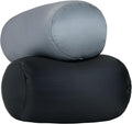 2Pcs Microbead Bolster Tube Neck Bed Body Pillows, 12 x 7 inches Squish Bean Bag Microbead Pillow for Sleeping Home Travel Neck Lumbar…