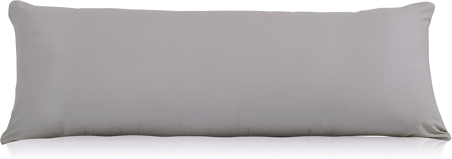 EVOLIVE Body Pillow Cover 21"x54", Ultra Soft Microfiber Pillowcase with Hidden Zipper, Breathable, Machine Washable, for Pregnancy &…