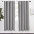 NICETOWN Blackout Curtain & Drape 78 inch Length, 55 inch Wide, Sold by 1 Panel, Silver Grey Color, Noise Reducing Drapery for Living…