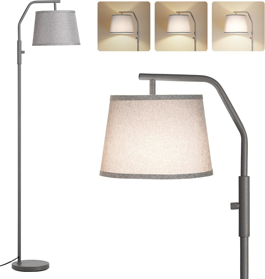 SUNMORY Floor Lamps for Living Room, 12W Bulb Included, Tall Lamp for Bedroom with Adjustable Head, Modern Standing Lamp, 0-100% Dimmable…