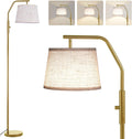 SUNMORY Floor Lamps for Living Room, 9W Bulb Included, Lamp for Bedroom with Adjust Head, Standing Lamp with Rotary Switch, 0-100%…