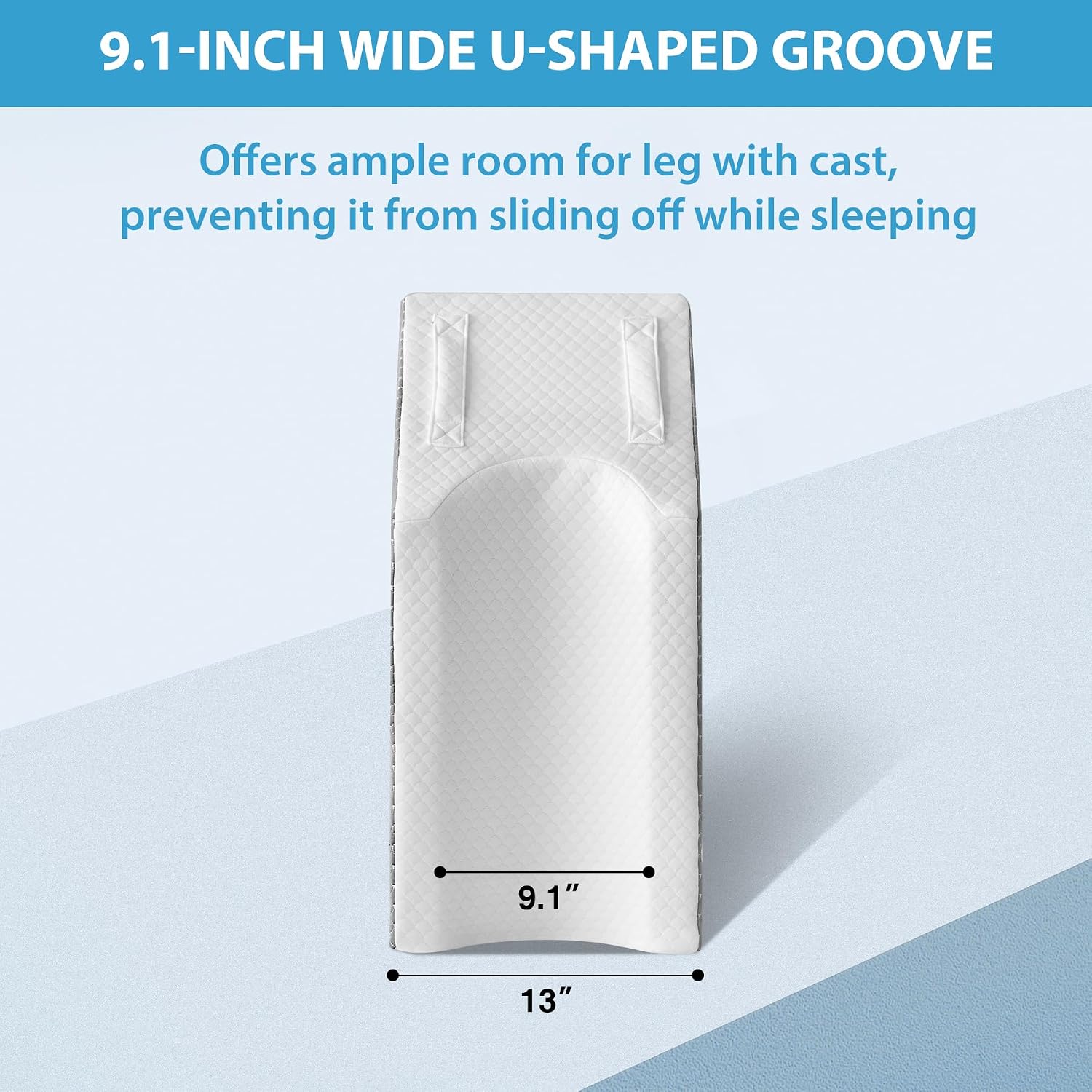 Megcxit Leg Elevation Pillows for After Surgery, Injury or Rest, Memory Foam Leg Elevating Pillow, Leg Pillow Elevation Blood Circulation,…