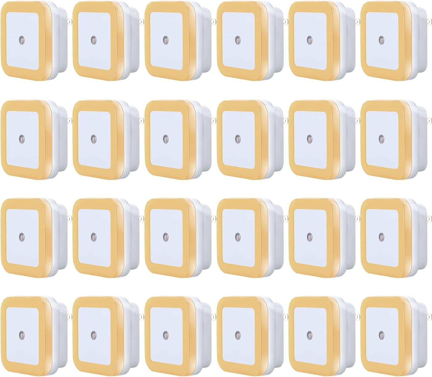 Hortsun 24 Packs LED Night Lights Plug into Wall with Smart Dark Sensor Automatic Hallway Plug in Lights for Bedroom, Bathroom, Toilet…