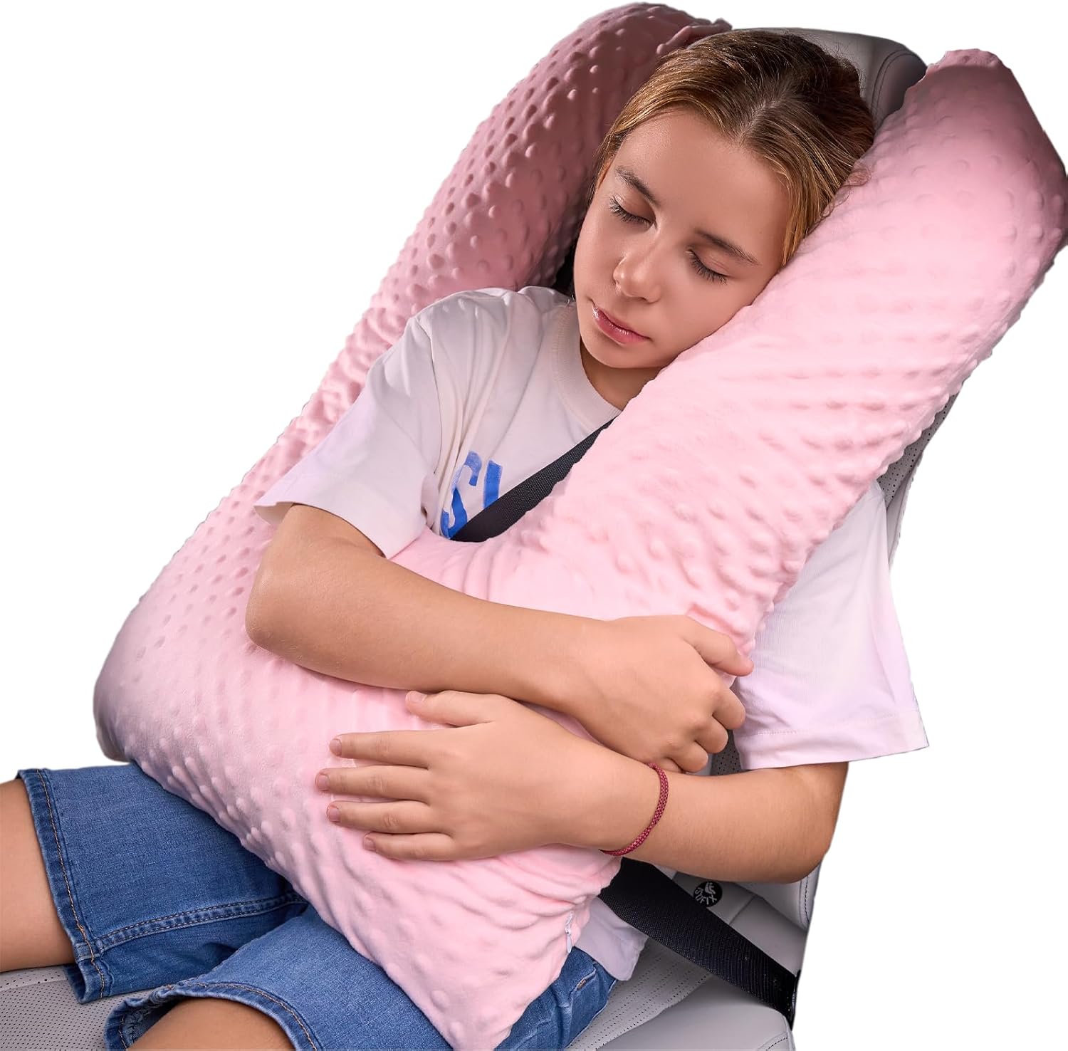 Travel Pillow for Kids Adult, Pillow for Car Sleeping Ultra Large U-Shaped with Removable Soft Cover Support Fix Neck and Body…