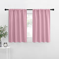 NICETOWN 2 Panels Blackout Curtains, Rod Pocket Thermal Insulated Drapes for Kitchen, Heavy Duty Small Window Treatment for Dorm Room…