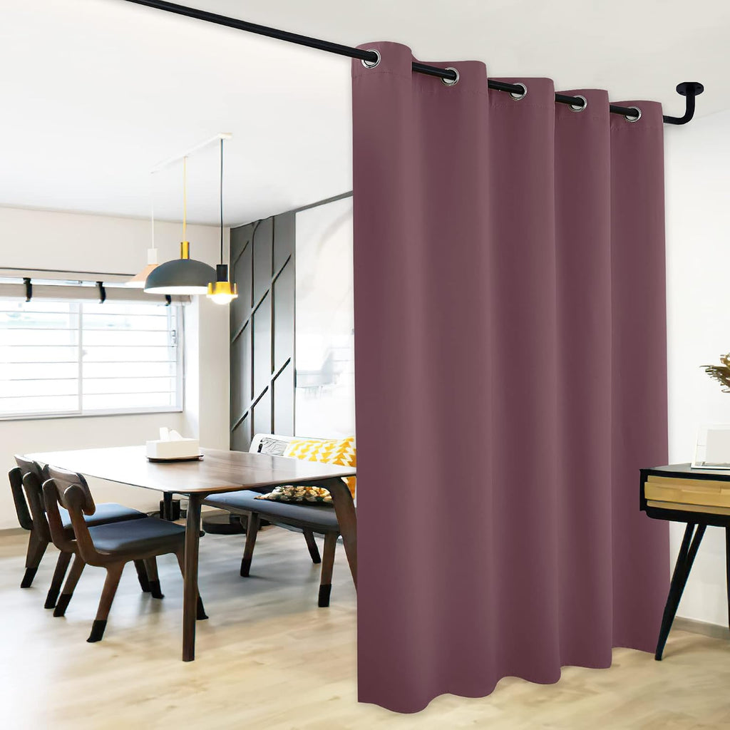 NICETOWN Dry Rose Bedroom Blackout Curtain Panel, 1 Panel, 70 x 84 inch, Privacy Window Thermal Insulated Blackout Drape/Drapery for…