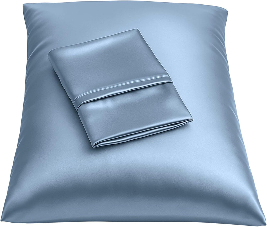 Blissford Satin Pillowcase with Zipper, for Hair and fabric comfort, Feels Soft and Cool Like a Silk Pillowcase, Satin Pillow Cases 2…