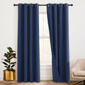 Rybhome RYB HOME Soundproof Blackout Energy Effeciency 3-in-1 Curtain Set with Notoxic Detachable Liner for Home Office Theater Privacy Sep…