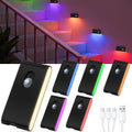 Willed Rechargeable Night Light, RGB & Warm White Stair Lights Indoor, Color Changing Motion Sensor Light Indoor, Motion Sensor Night Light…