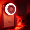 Briignite Motion Sensor Night Light Red, [2 Pack] Night Lights Plug into Wall, Auto On/Off Motion Activation Nightlight, Energy-Saving…