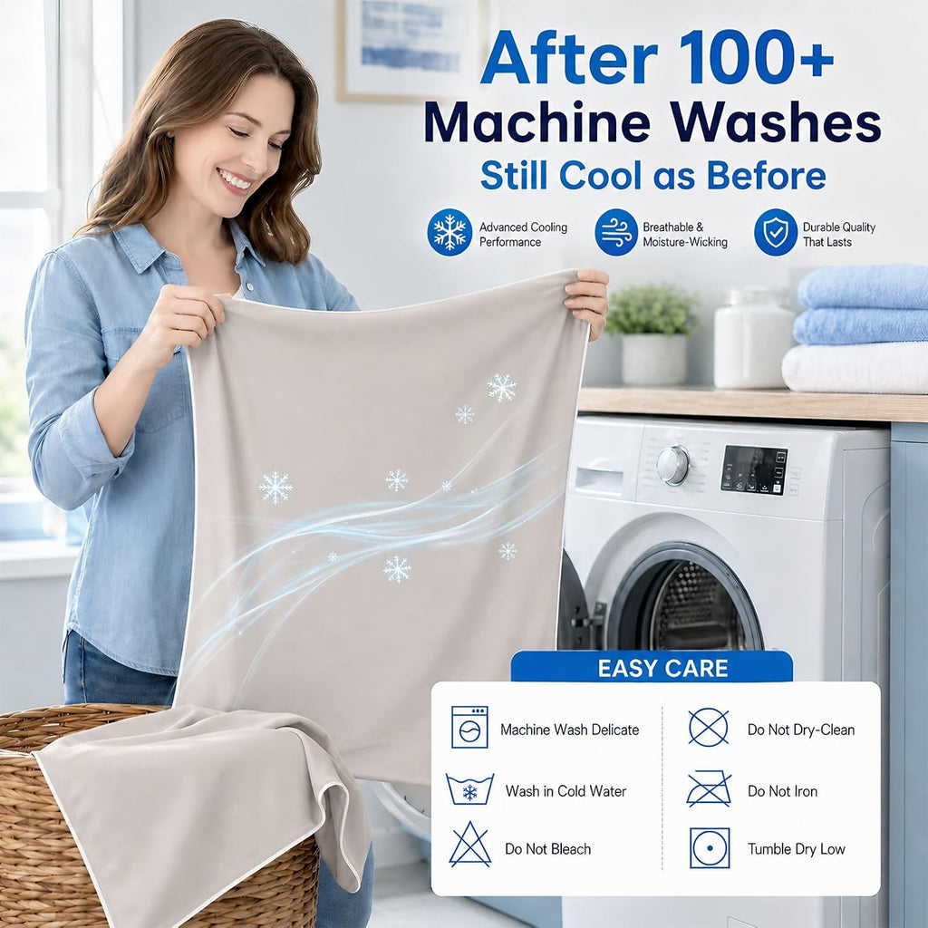Cieltown Cooling Pillow Cases for Hot-Sleepers: Q-Max ≥0.4 Nylon Spandex Cool-to-Touch for Night Sweats - Waffle Weave for Dry & Com…