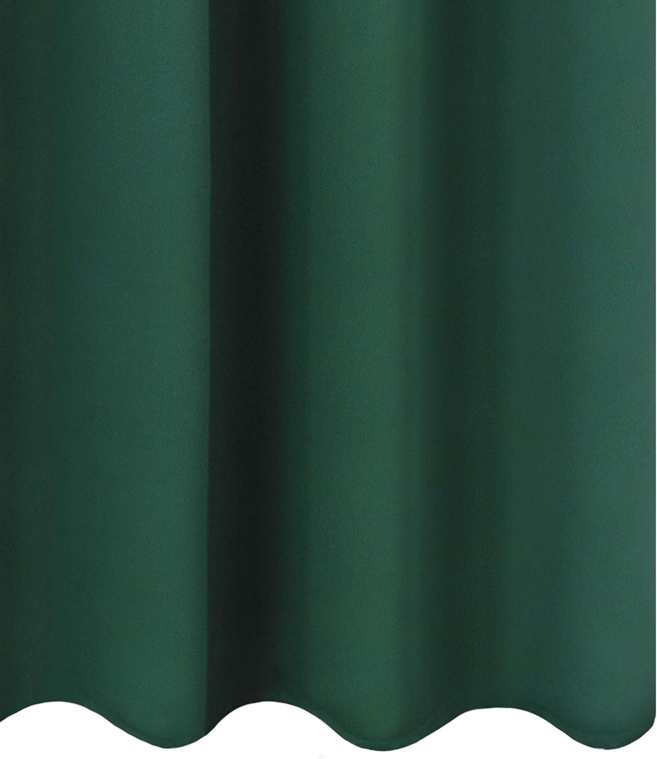 Lemomo Blackout Curtains 66 x 95 inch/Dark Green Curtains Set of 2 Panels/Thermal Insulated Room Darkening Bedroom Curtains 95 inch Green