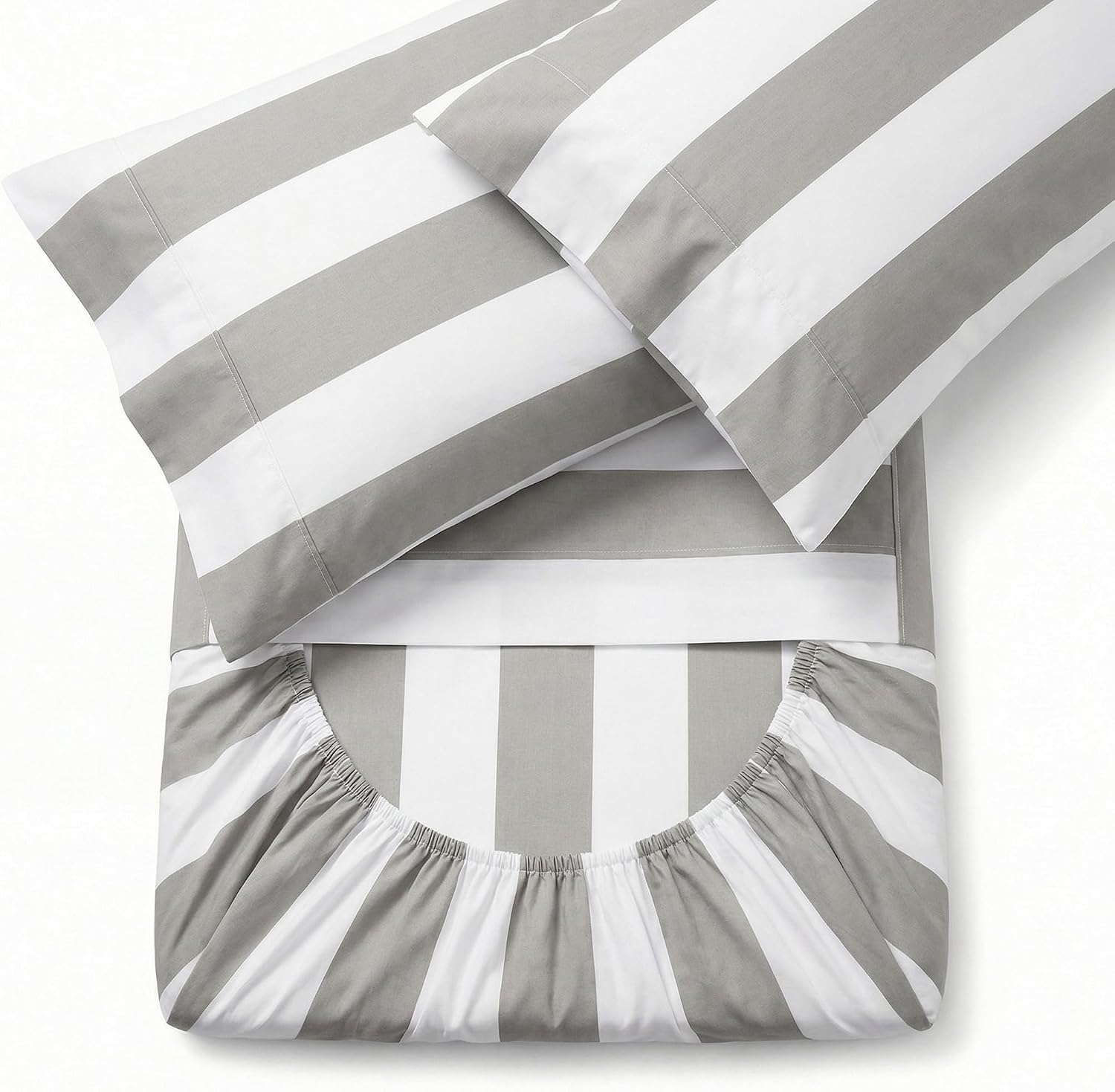 Perupima Peru Pima 415 Thread Count Percal King Sheet Set - 100% Peruvian Pima Cotton, 4 Piece (Flat, Fitted, 2 Pillowcases) - Cooling, Cri…