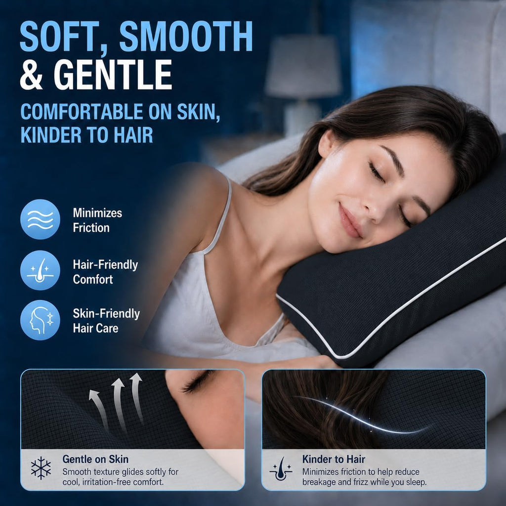 Cieltown Cooling Pillow Cases for Hot-Sleepers: Q-Max ≥0.4 Nylon Spandex Cool-to-Touch for Night Sweats - Waffle Weave for Dry & Com…