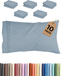 King Standard Pillow Cases Set of 10 - Ultra Soft Hotel Quality Pillowcase Covers - Comfy & Wrinkle Free - Shrink & Fade Resistant…