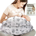 PILLANI Nursing Pillow for Breastfeeding, Breastfeeding Pillows for Mom Support & Baby Comfort, Removable Cotton Cover, w/Adjustable…
