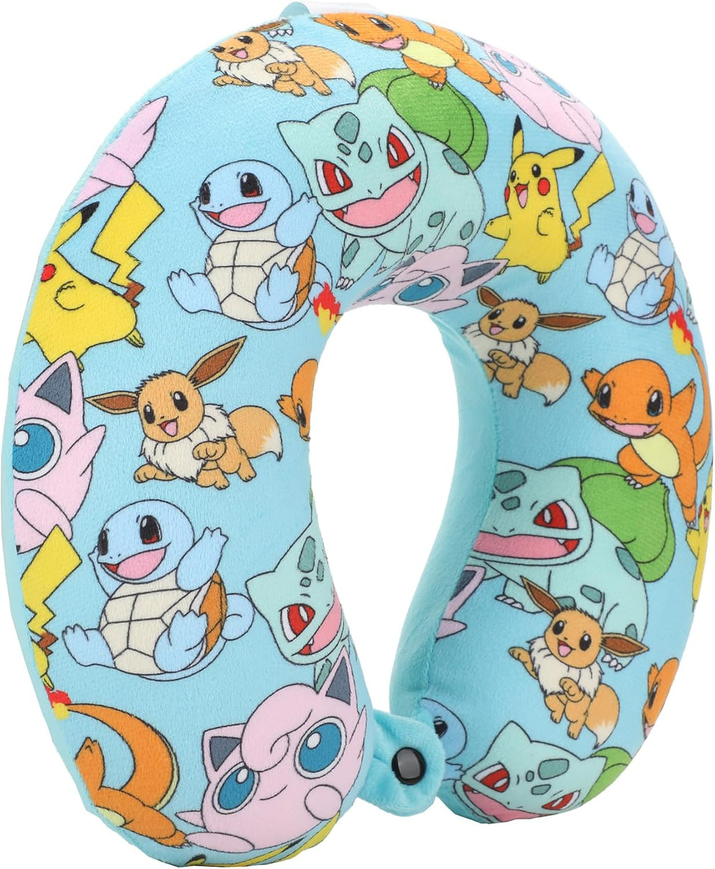 Bioworld Pokemon Pikachu 2-Piece Eye Mask & Neck Pillow Travel Set blue