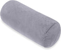 1Middleone 1 MIDDLE ONE Bolster Pillow with Removable Velvet Cover, Round Cylinder Neck Roll Pillow for Head, Back, Leg Support, Decorative…