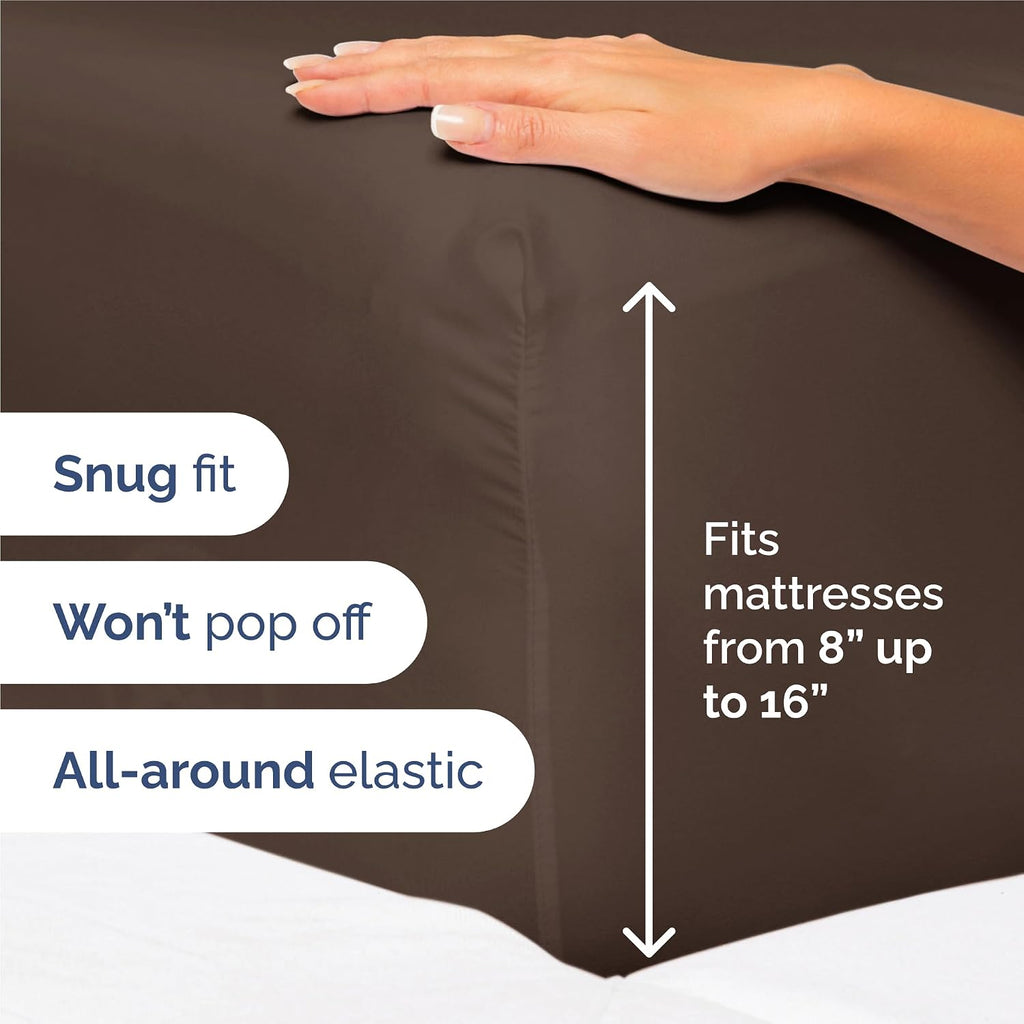 King 6 Piece Sheet Set - Comfy, Breathable & Cooling - Soft Hotel Luxury Bedding for Women, Men, Kids, Teens & Children - 1 Flat & 1…