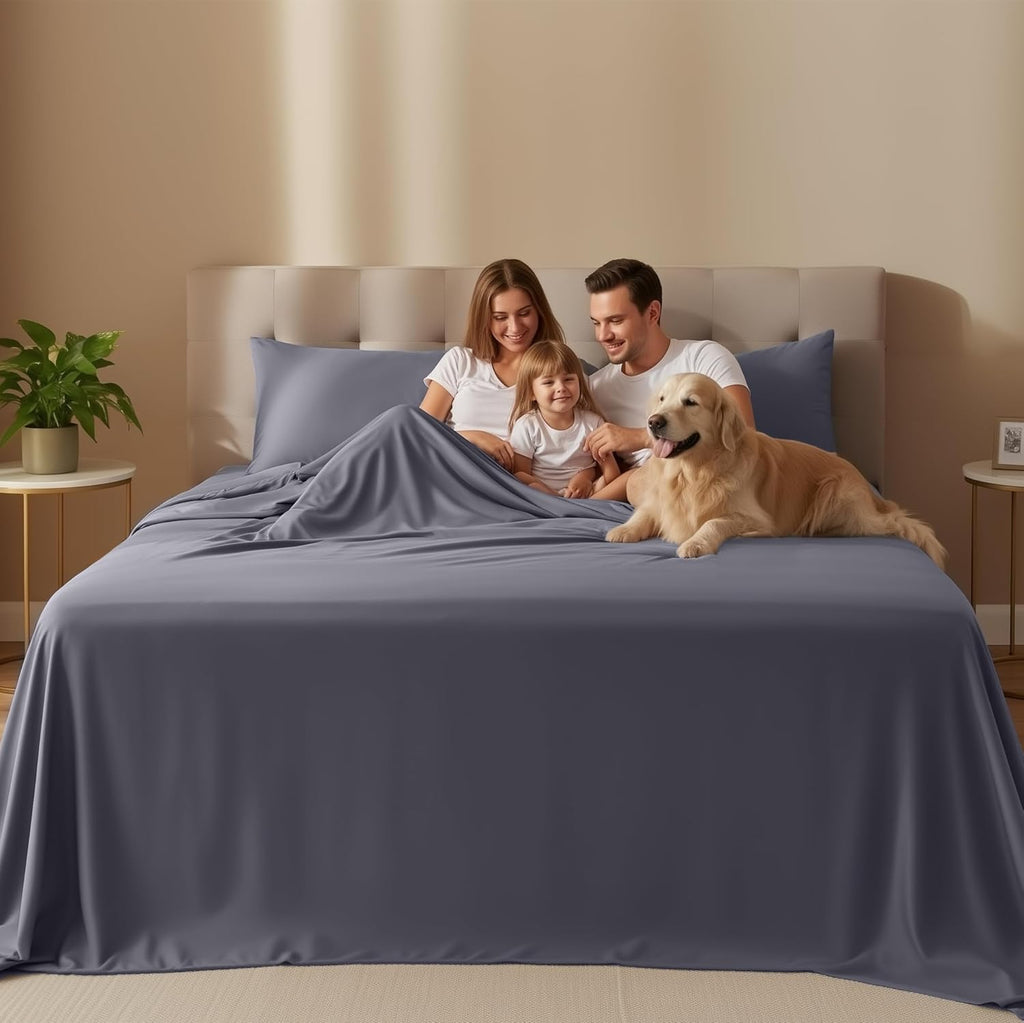Utopiabedding Utopia Bedding Full Size Sheet Set – 4 Piece Bed Sheets, Soft and Breathable Microfiber, Includes 1 Fitted Sheet, 1 Flat Shee…