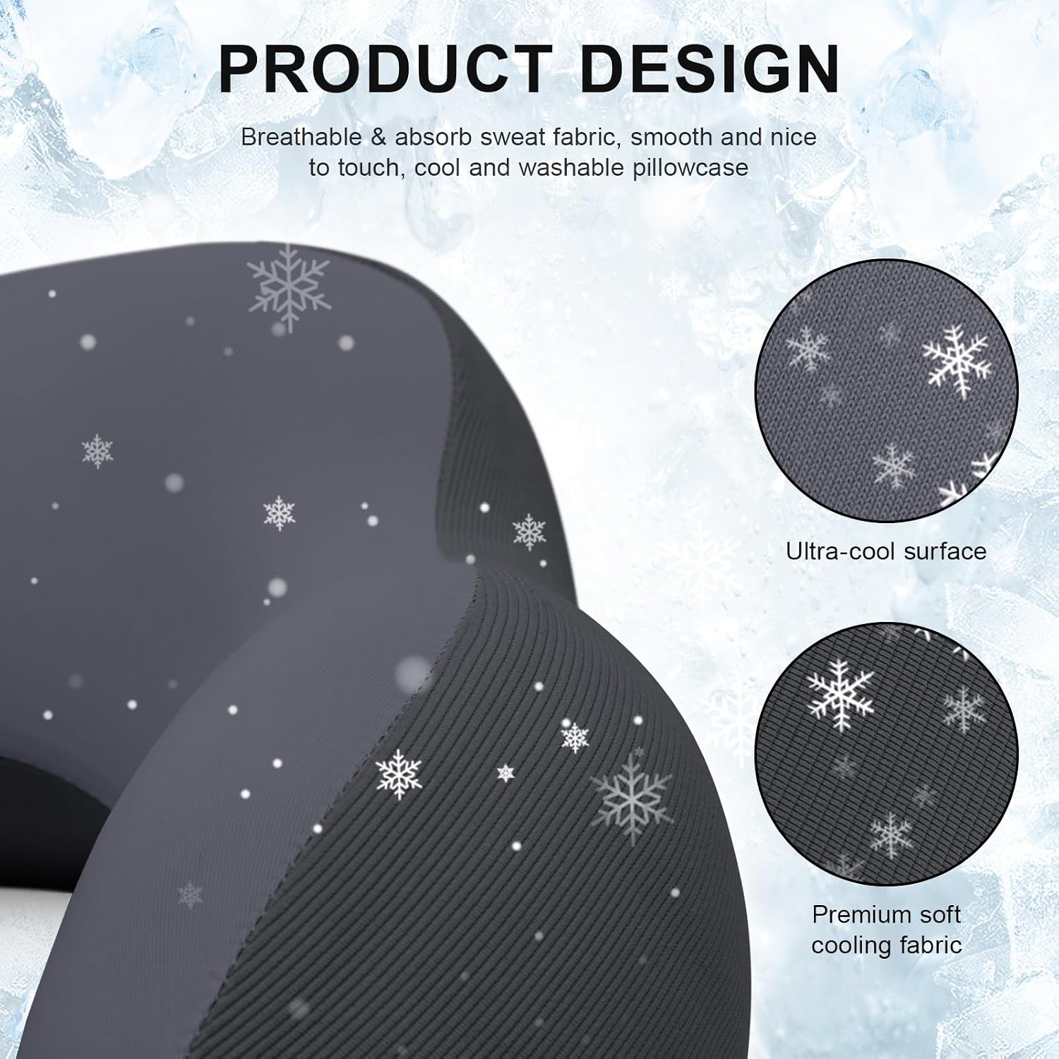 Urnexttour Travel Pillow for Airplane Memory Foam Neck Pillow, Soft & Support Travel Pillow for Travelling, Sleeping Rest, Car, Train and H…