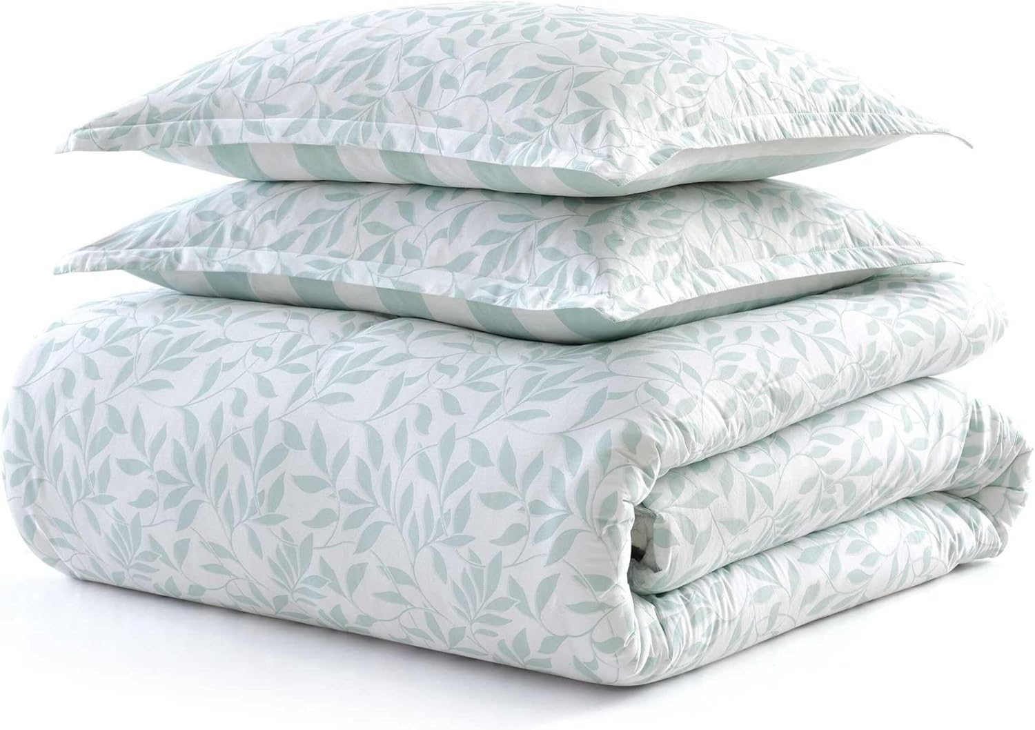 MarthaStewart Martha Stewart - Twin Duvet Cover Set, 100% Naturally Soft & Breathable Cotton Bedding, Lightweight for Year Round Comfort, 2…