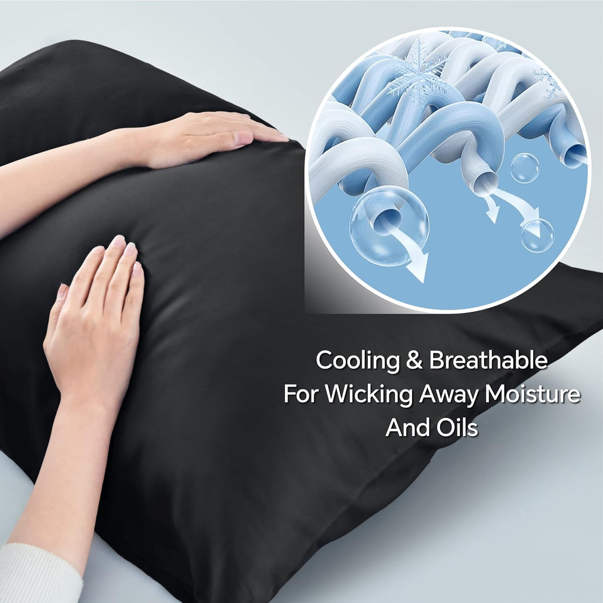 Bedelite King Size Pillow Cases Set of 2, Rayon Derived from Bamboo, Cooling Pillow Cases for Hot Sleepers & Night Sweats, Breathable and S…