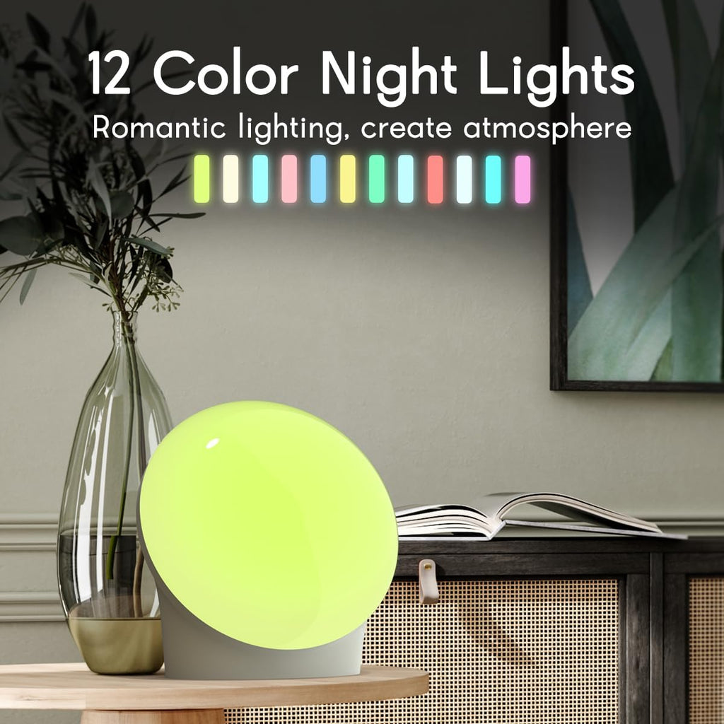 BrownNoise White Noise Machine with 30 Soothing Sounds 12 Colors Night Light and Sound Machine 36 Volume Levels and Memory Function 4 Timer…