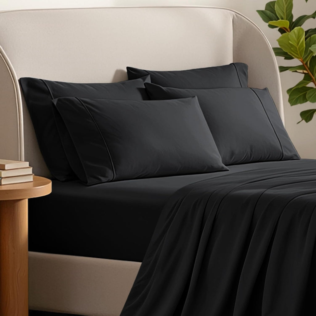 BareHome Bare Home 4 Pillowcases - 1800 Ultra-Soft Collection - Bulk Pack - Double Brushed - Hypoallergenic - Wrinkle Resistant - easy…