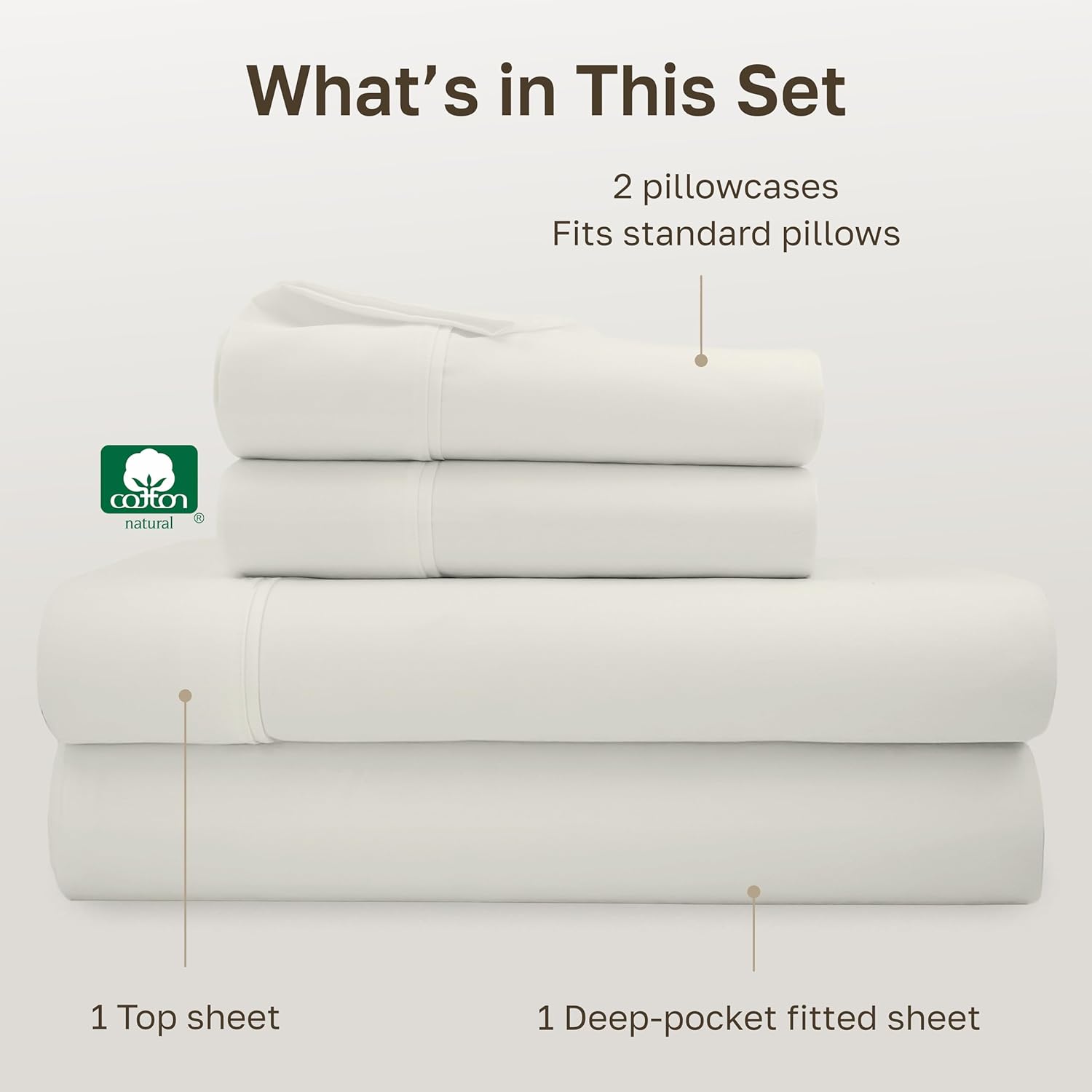 CaliforniaDesignDen California Design Den Soft 100% Cotton Full Sheet Set, 400 Thread Count Good Housekeeping Award Winner, Silky Sateen We…