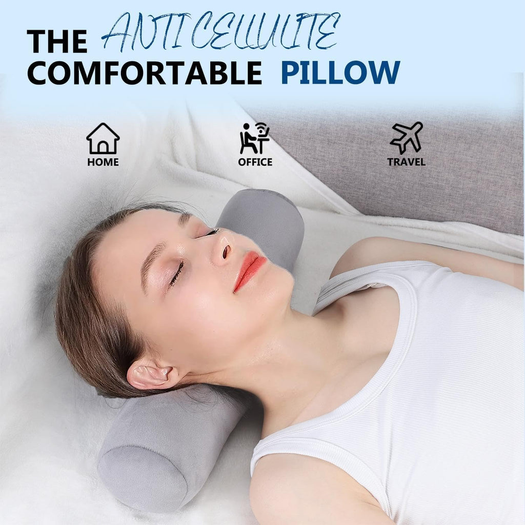 AntiCellulite everyday comfort Cervical Neck Roll, Comfortable and Highly Resilient Bolster Pillows, Round Neck Pillows Support for…